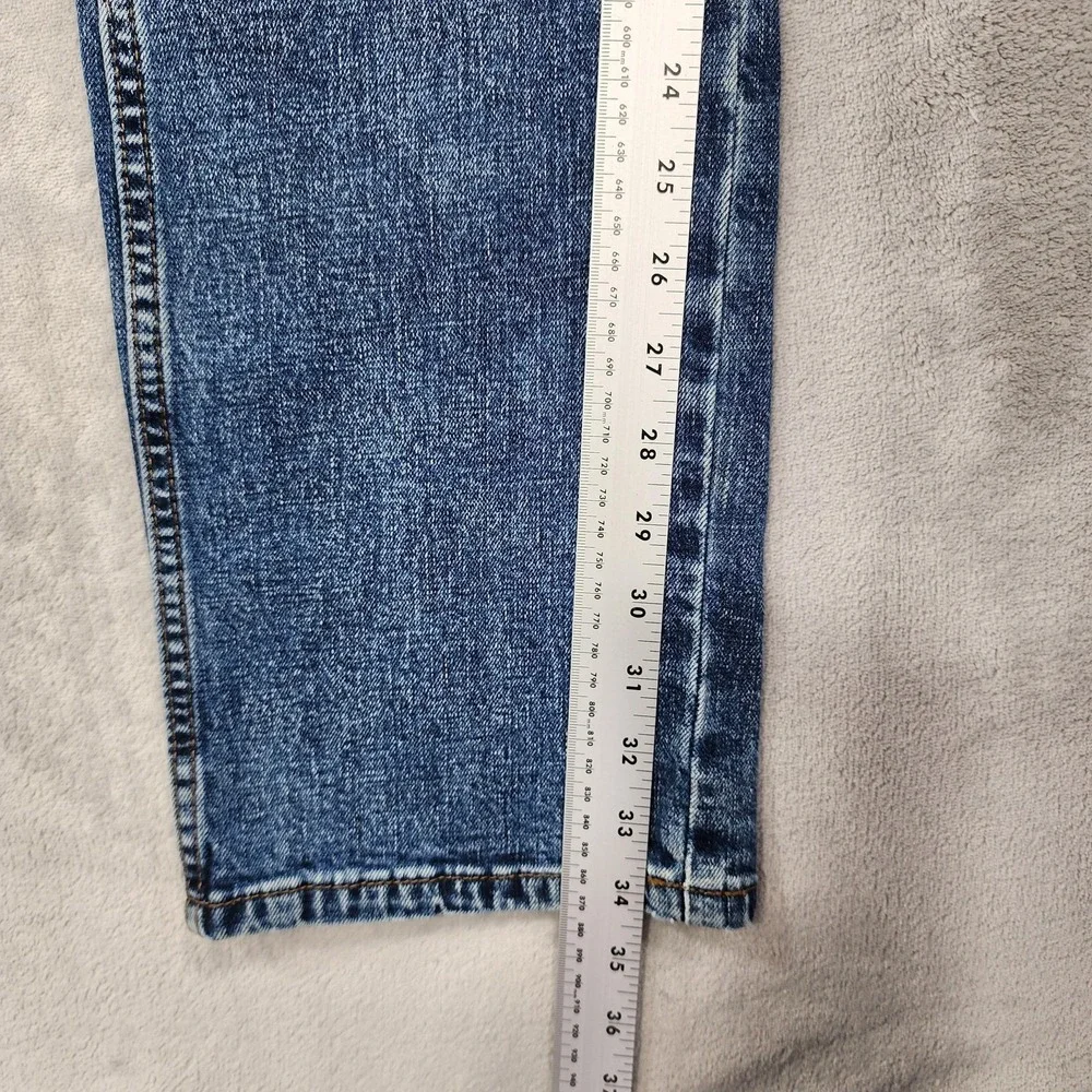 Wrangler Jeans Mens 32x36 Blue Retro Slim Straight Stretch Denim Medium Wash